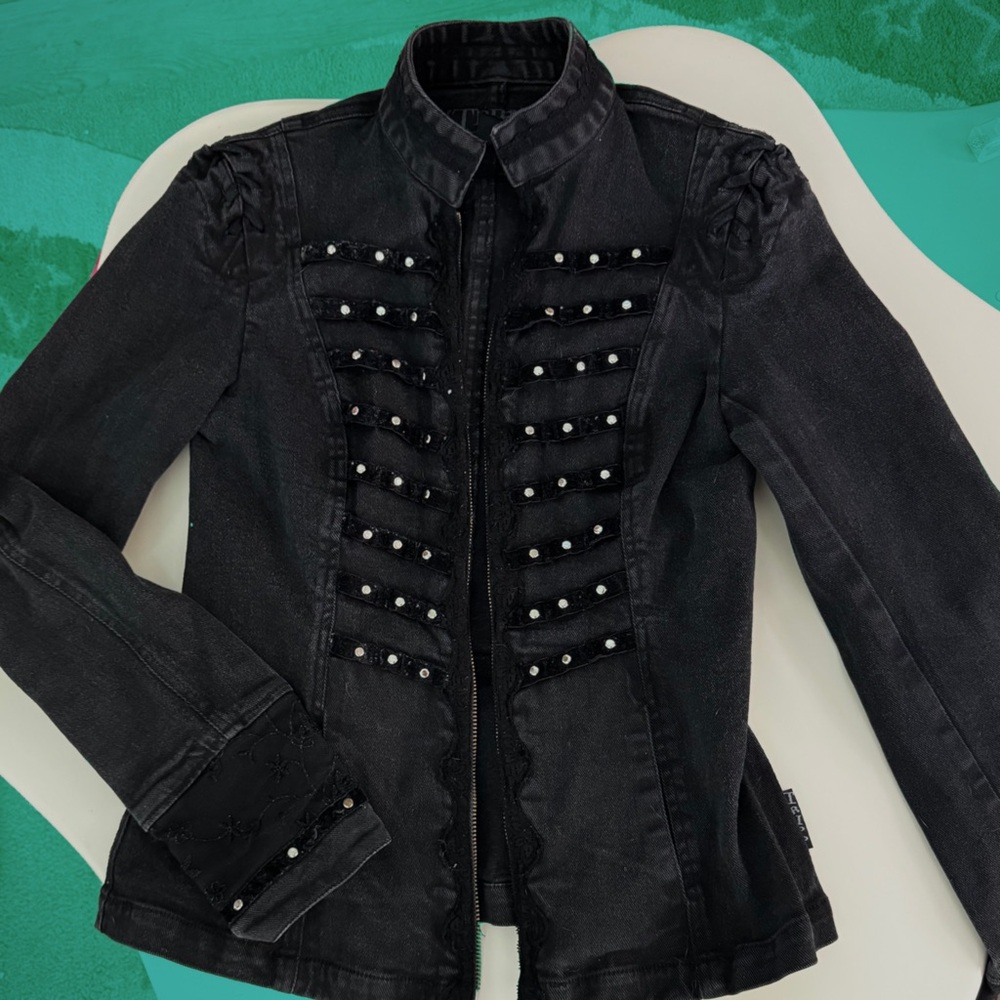 TRIPP NYC Denim Jacket with flair